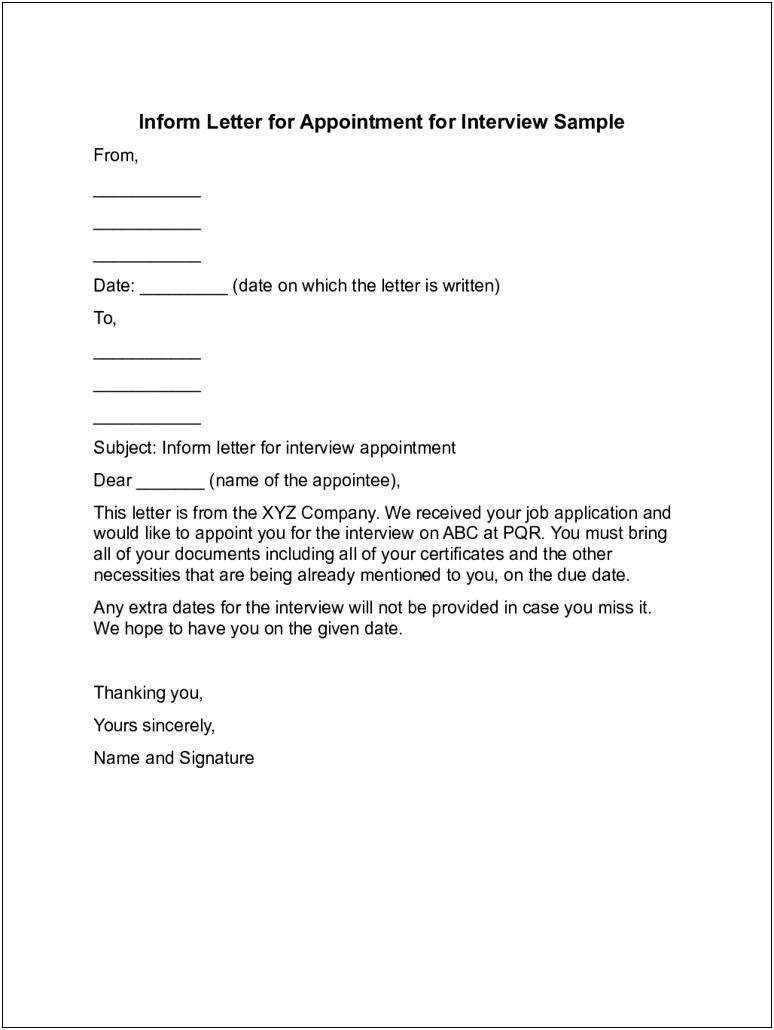 Free Sample Offer Letter Template Pdf