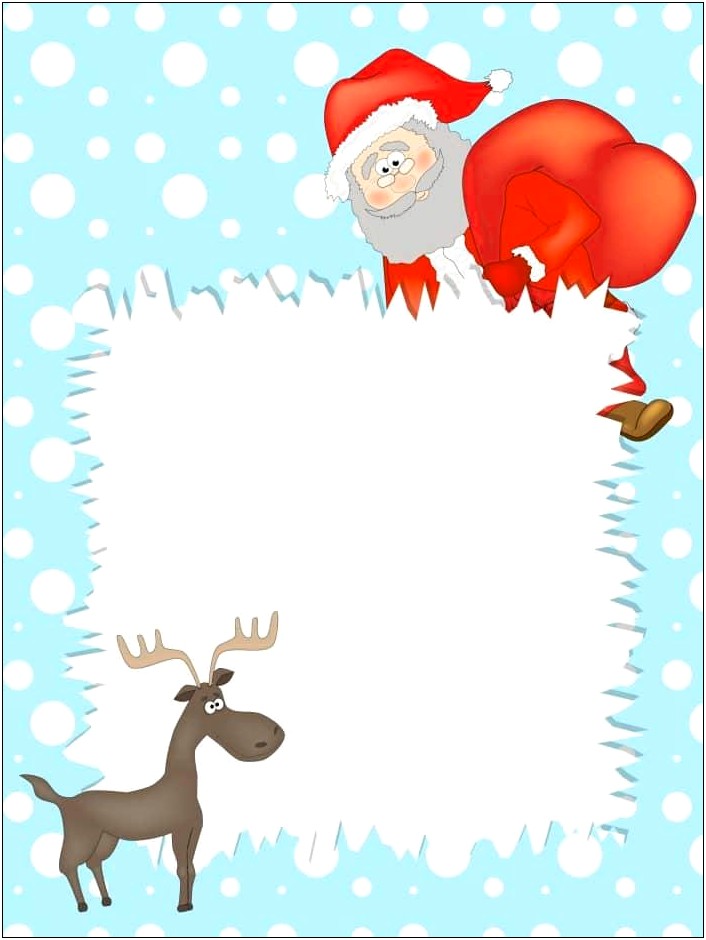 Free Santa Reply Letter Template Uk