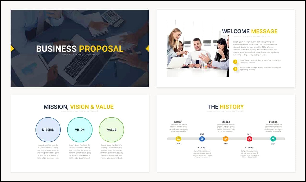 Free Simple Business Plan Presentation Template