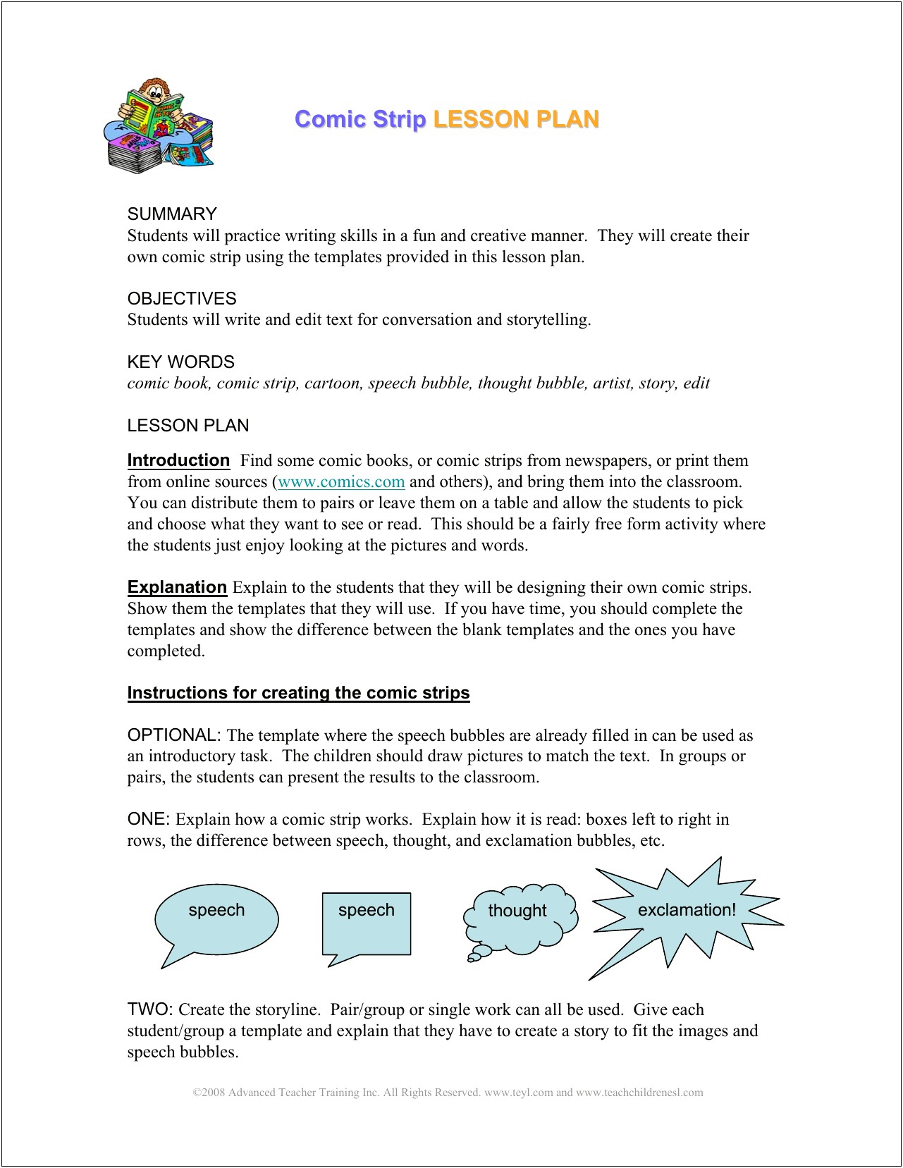 Free Student Lesson Plan Blank Template