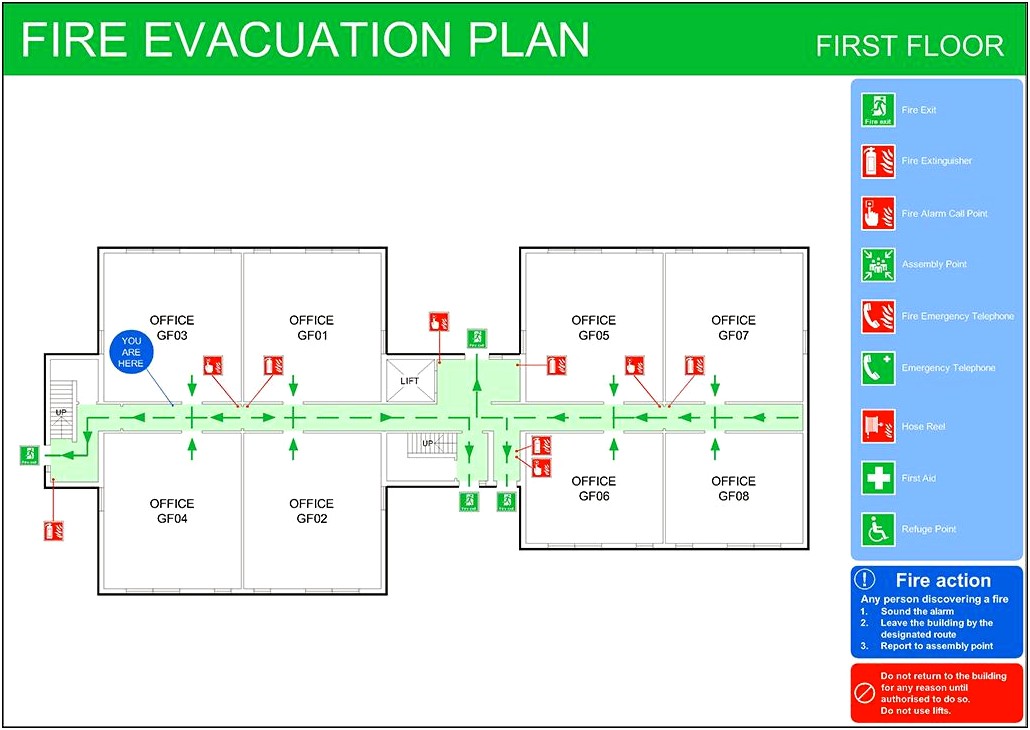 Free Template For Emergency Evacuation Plan