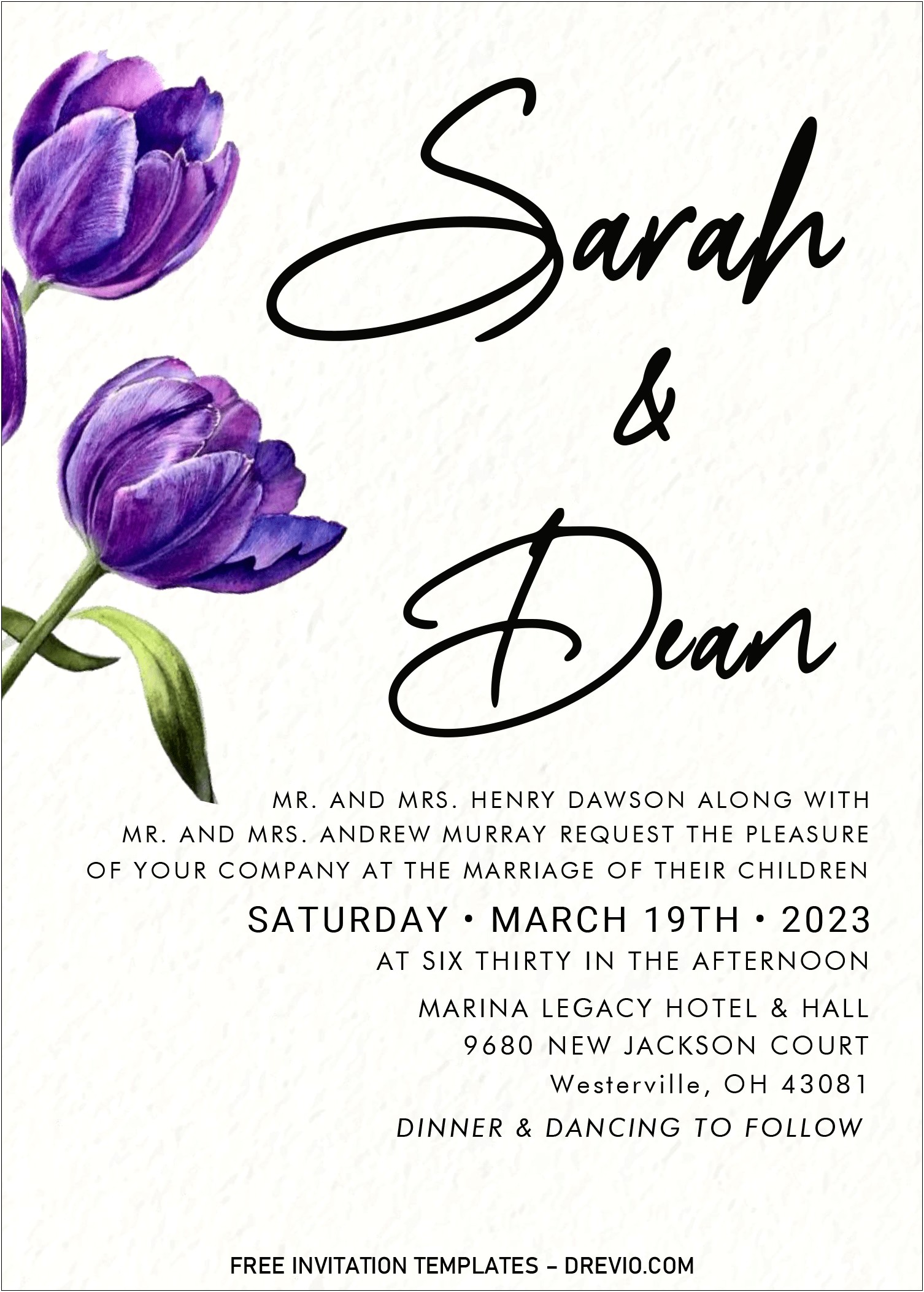 Free Templates For Invitations Microsoft Word