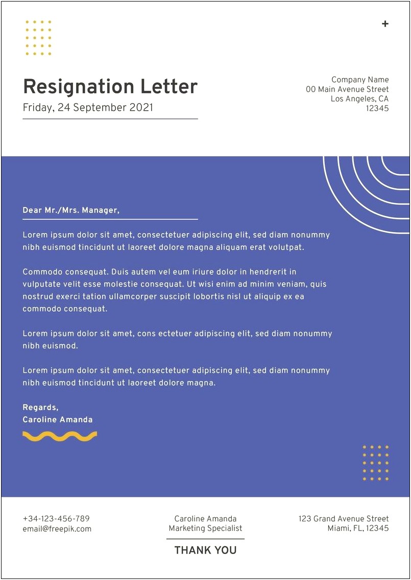 Free Templates For Stepping Down Letter