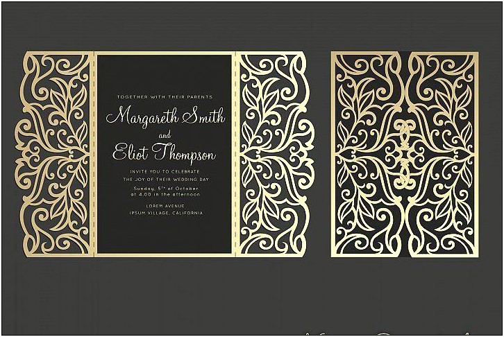 Free Wedding Invitation Tag And Overlay Svg