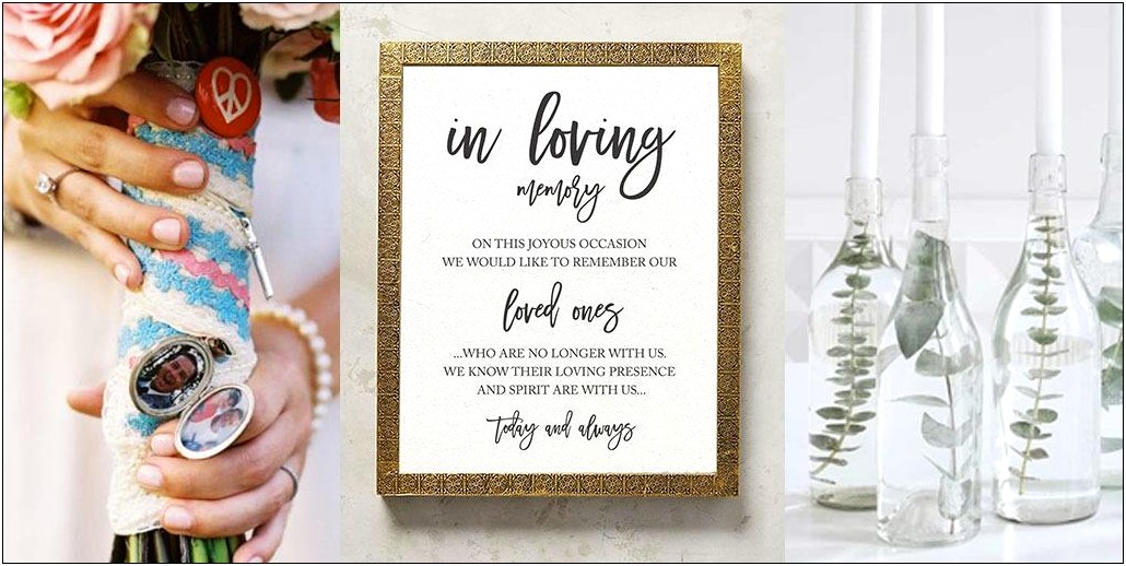 Free Wedding Memorial Templates For Word