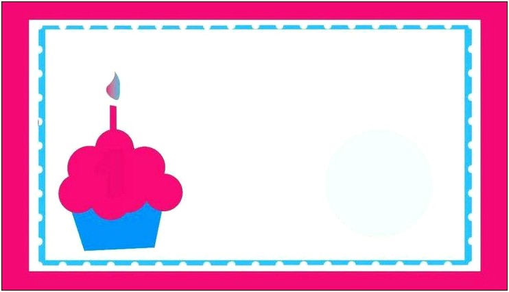 Free Word Folding Birthday Card Template