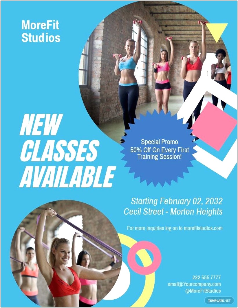 Free Zumba Fitness Flier Template Word