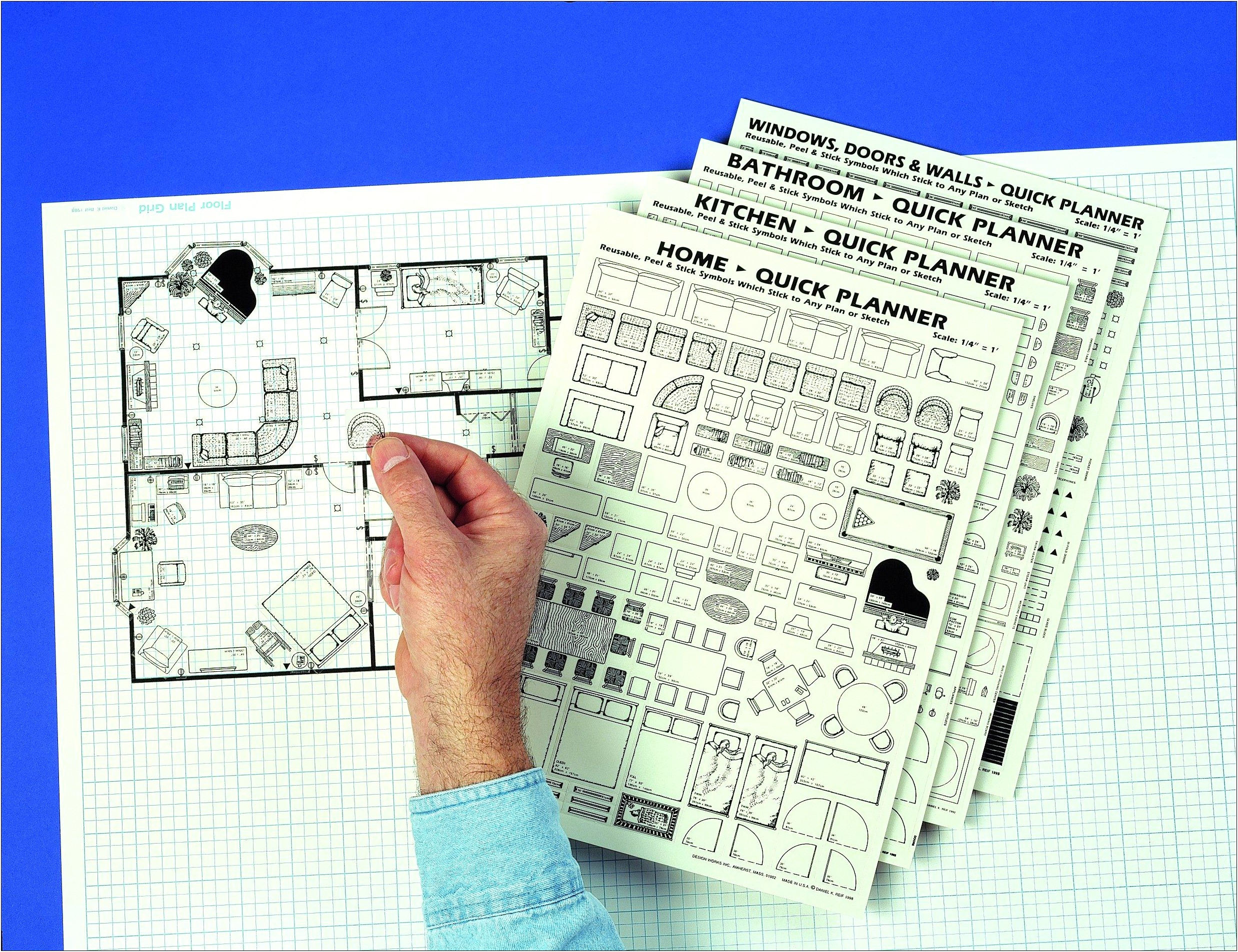 Furniture Templates For Floor Plans 1 4 Scale