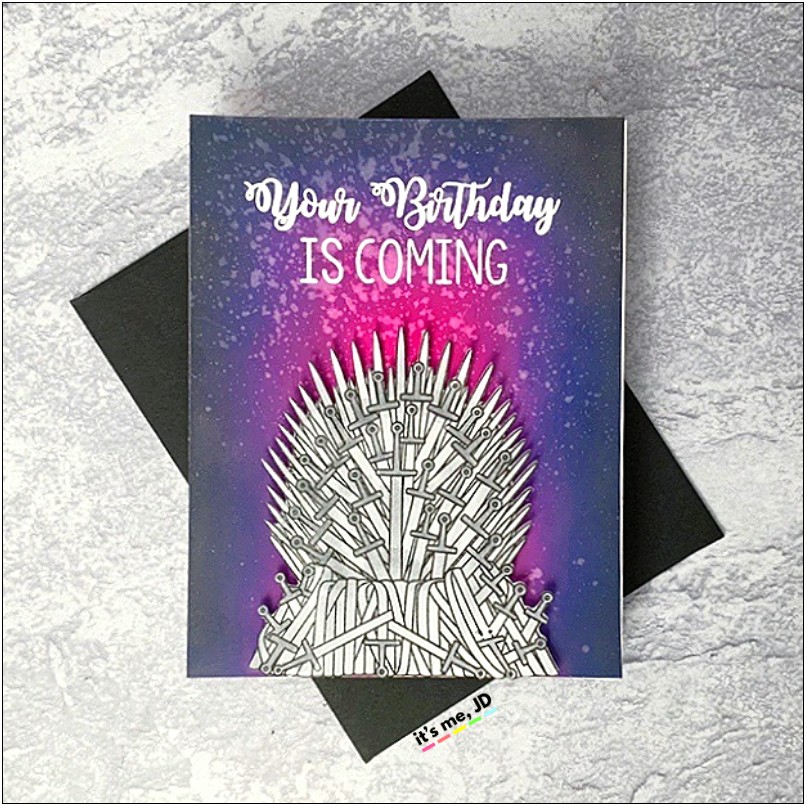 Game Of Thrones Birthday Card Template