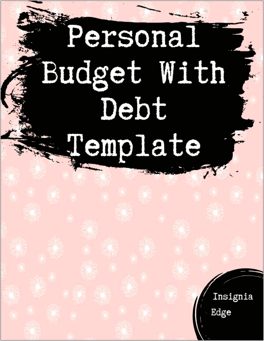 Get Out Of Debt Plan Template