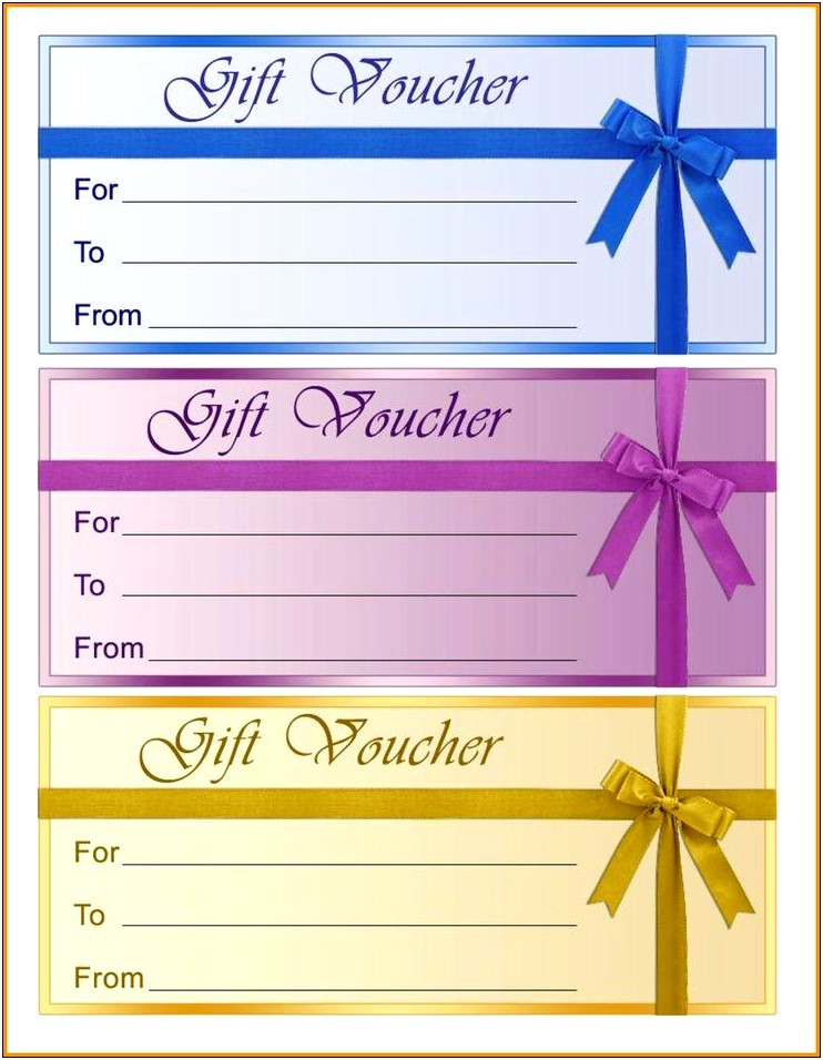 Gift Certificate Coupon Template Free Word