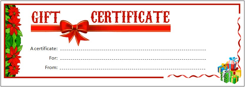 Gift Certificate Templates For Microsoft Word 2010
