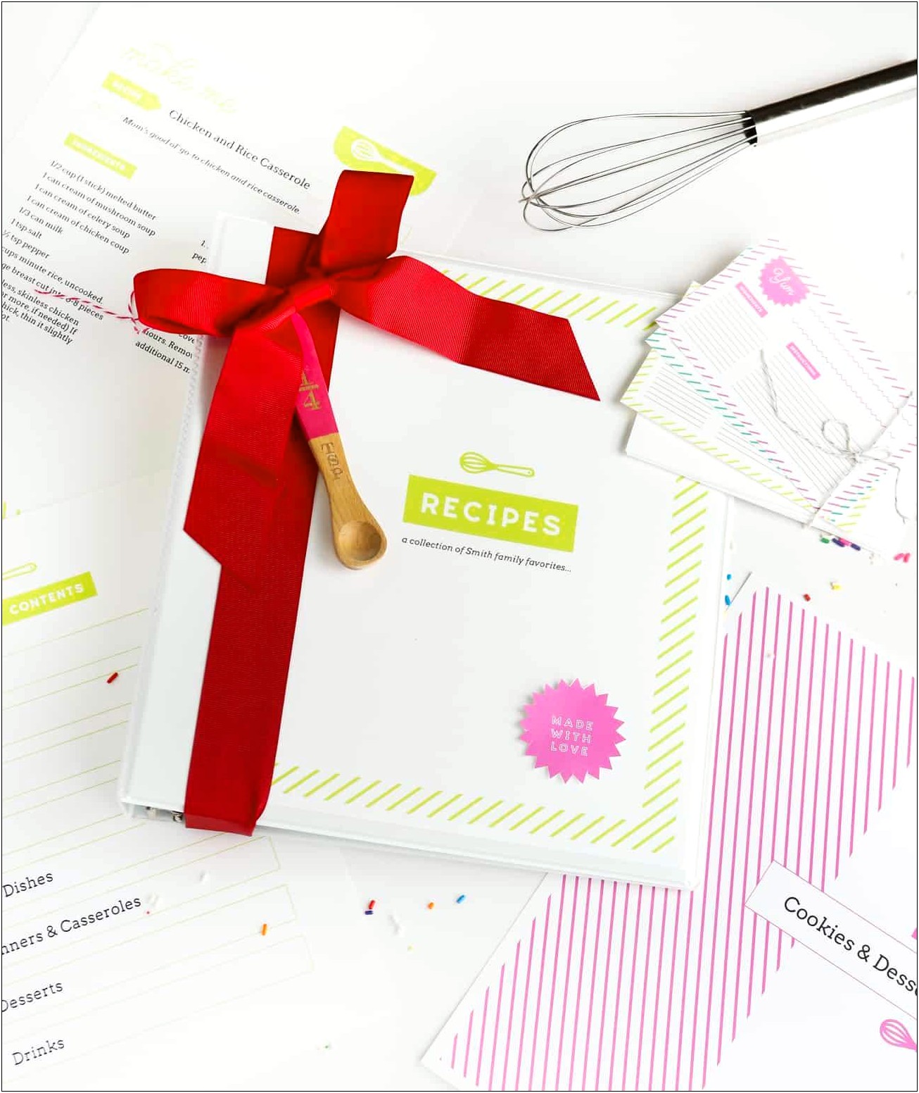 Gift Recipe Card Template For Word