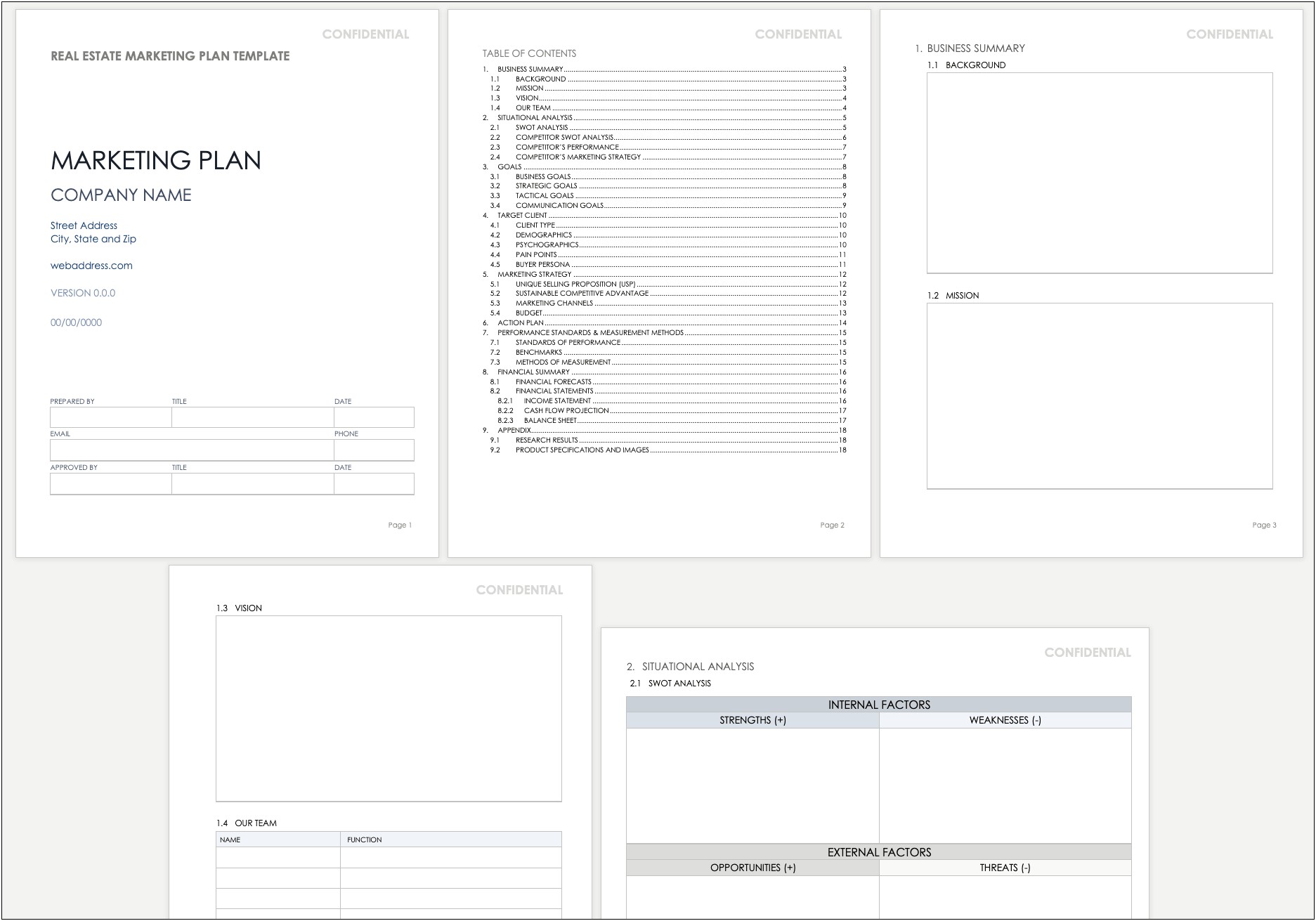 Go To Market Plan Template Word