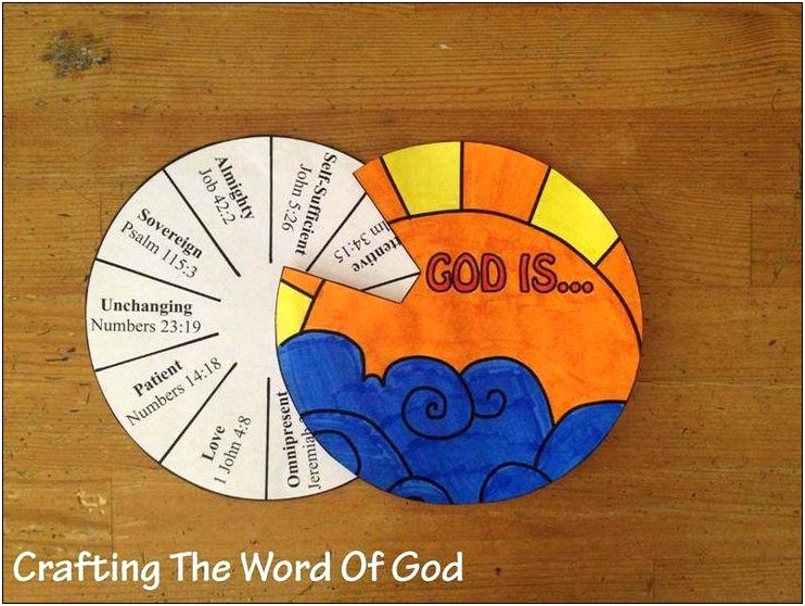 God's Word Crafts For Preschoolers Template