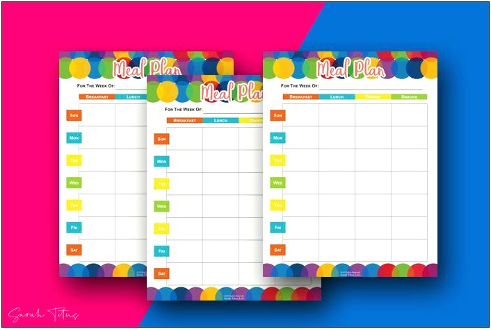 Good Daily Planning Template For Students