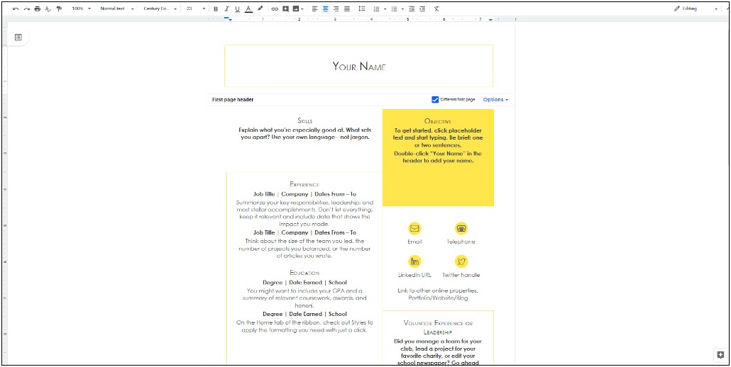 Google Docs Templates Thank You Letter