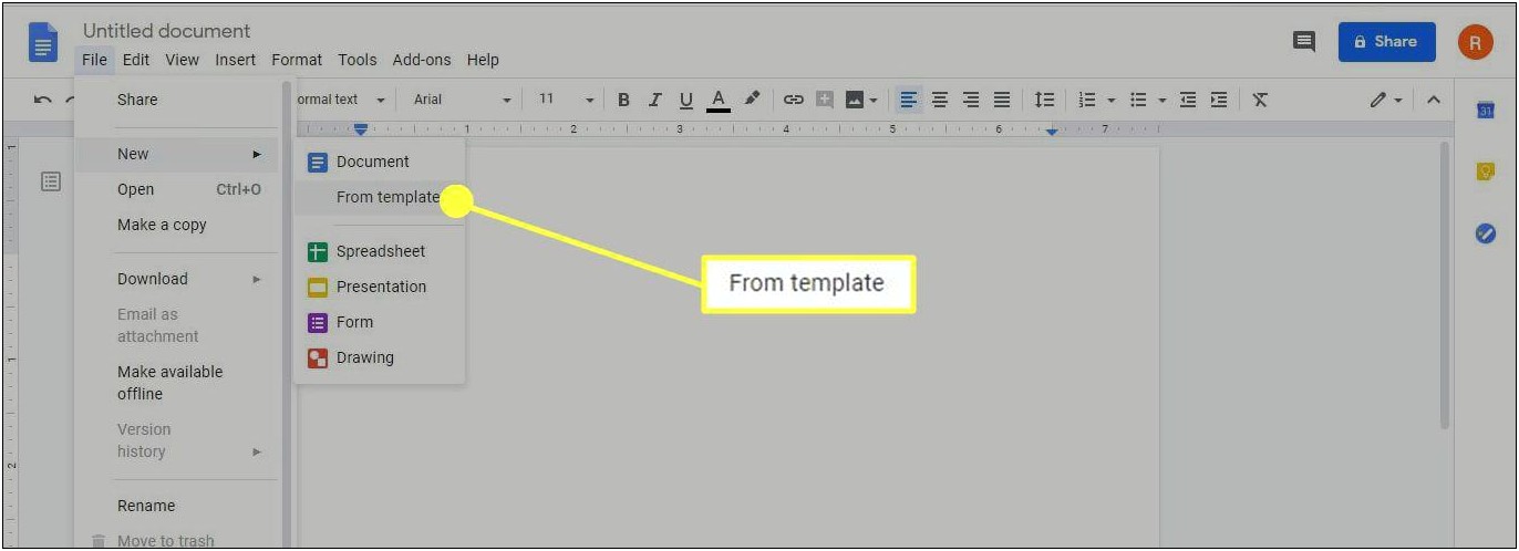 Google Docs Turns Word File Into Template