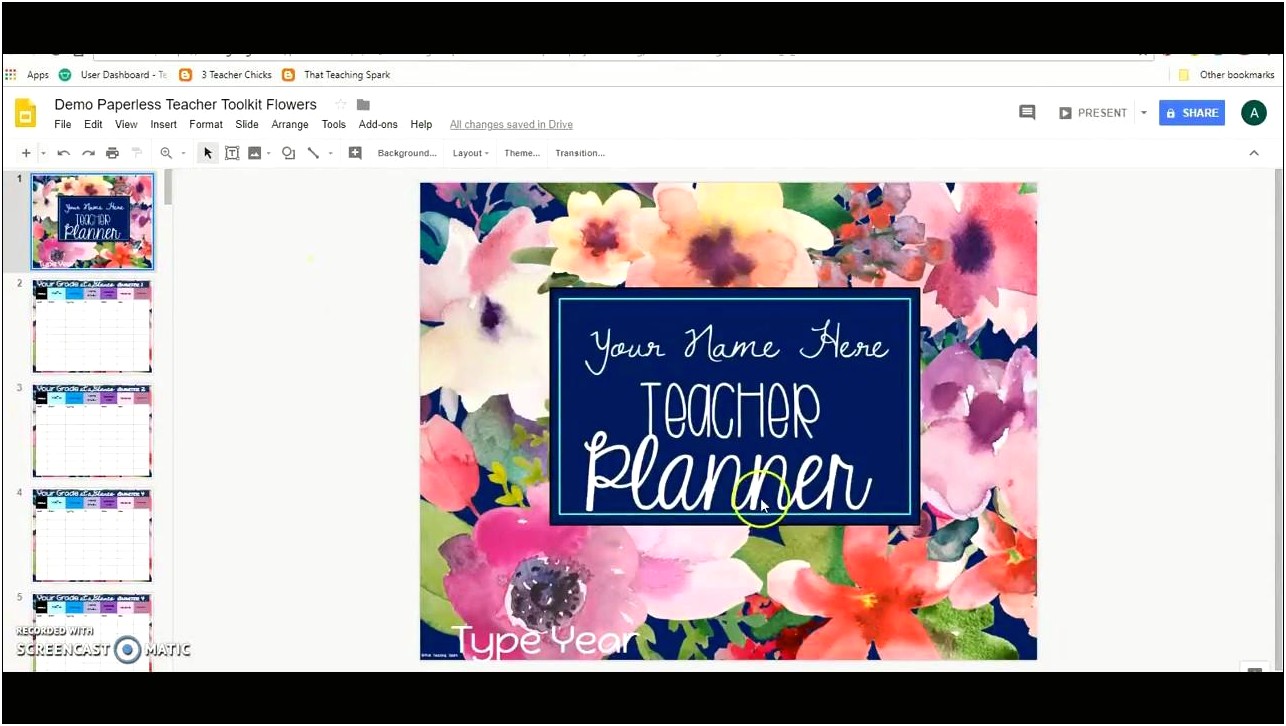 Google Drive Teacher Lesson Plan Template