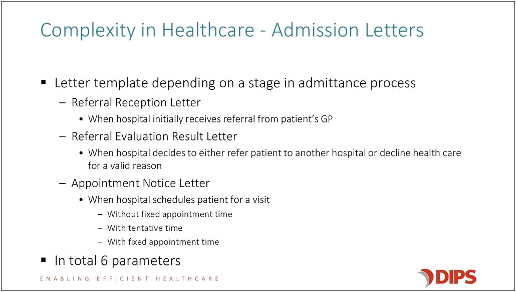 Gp Referral Letter To Hospital Template