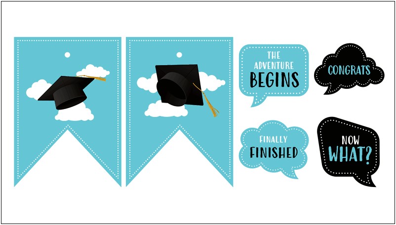 Graduation Announcement Chalkboard Microsoft Word Template