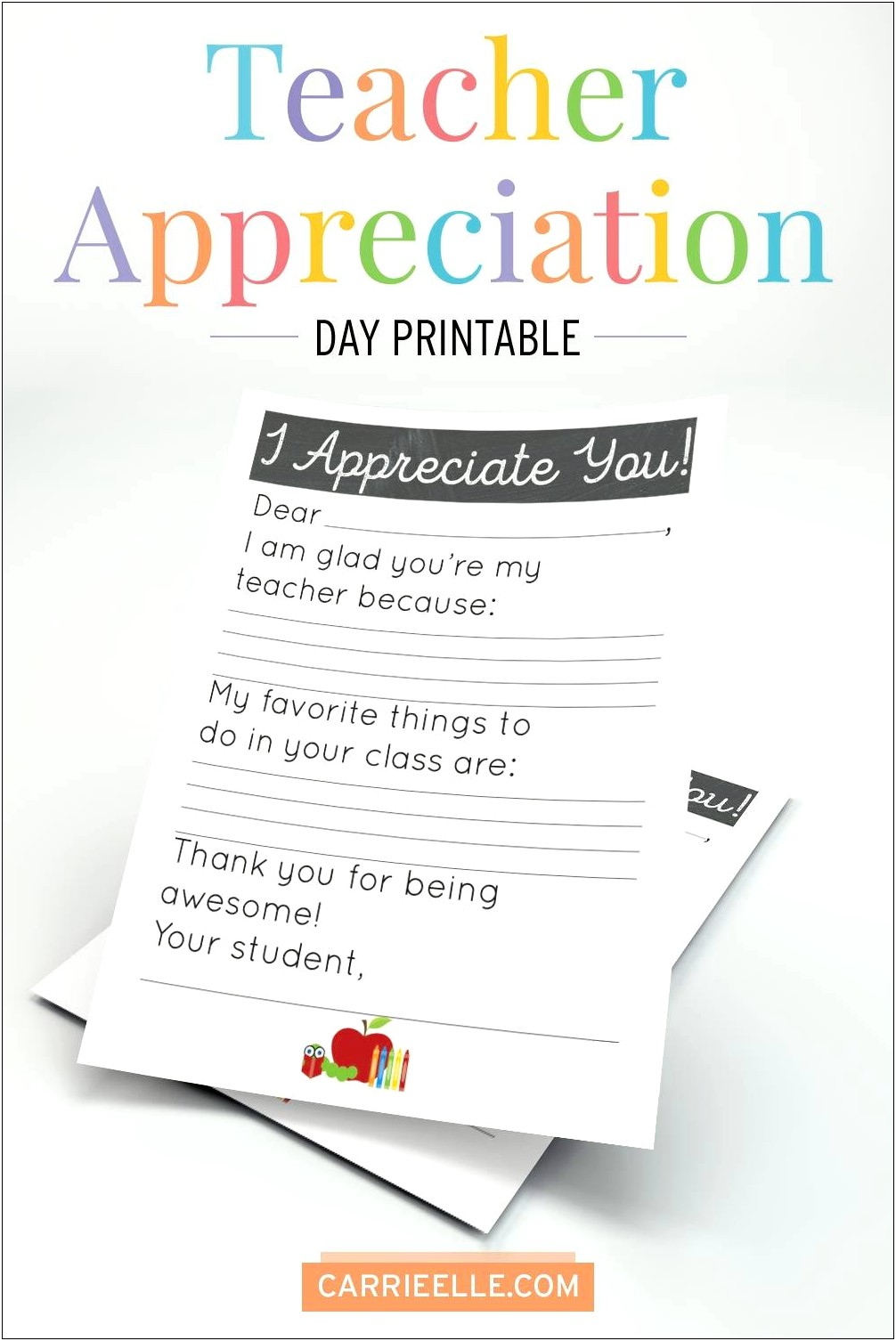 Gratitude Letter To The Teacher Template