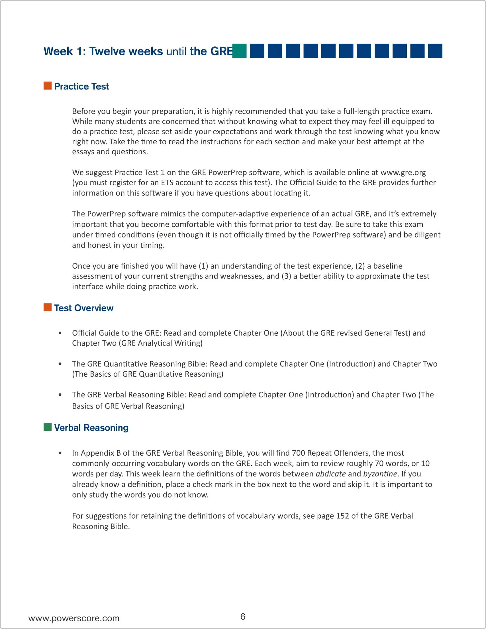 Gre Study Plan 3 Months Template