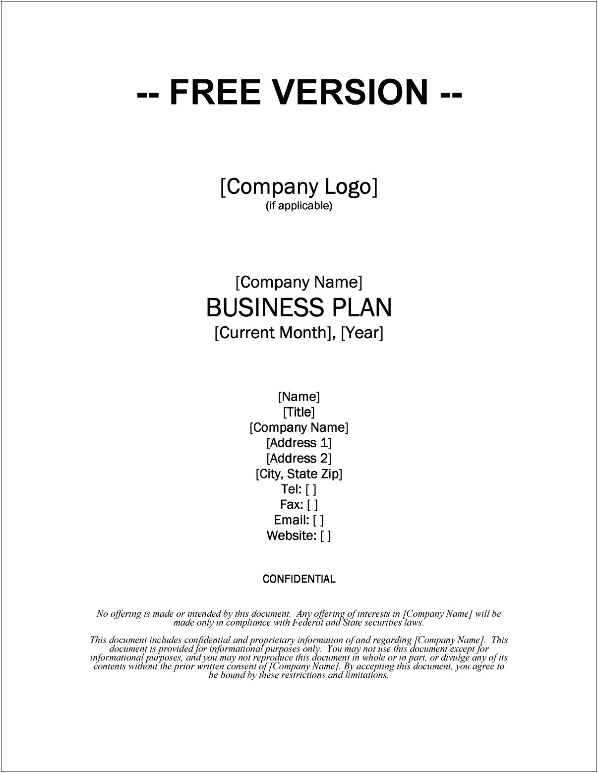 Growthink Business Plan Template Forum Review