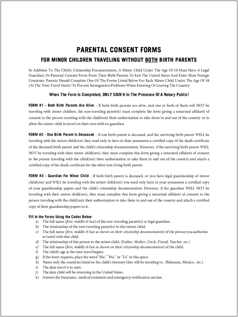 Guardianship Letter Template For Immigrant Parents