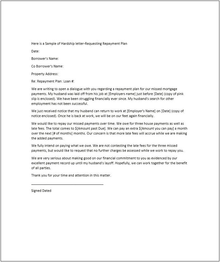 Hardship Letter For Immigration For Spouse Template