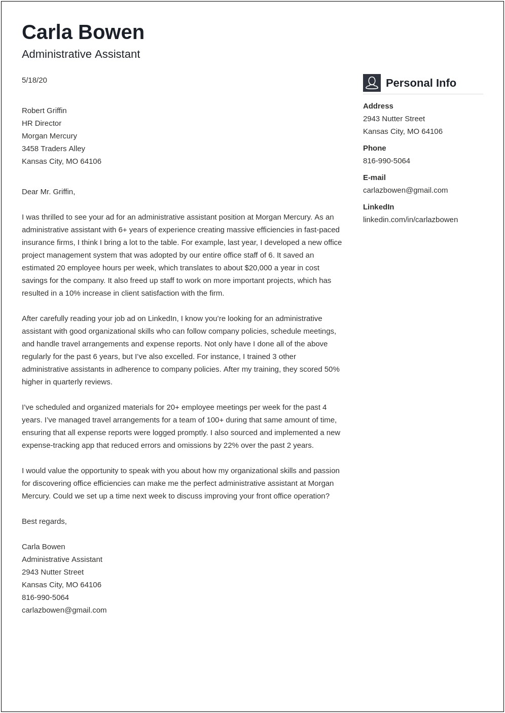 Harm Reduction Outreach Worker Cover Letter Template