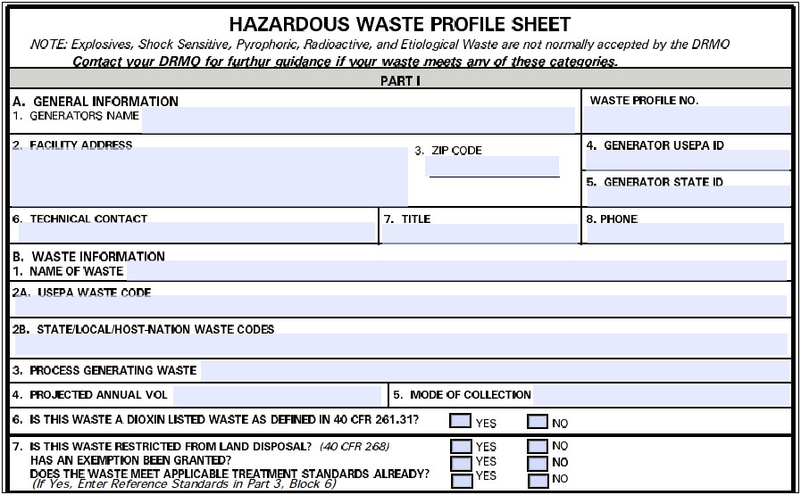 Hazardous Materials Transportation Security Plan Template