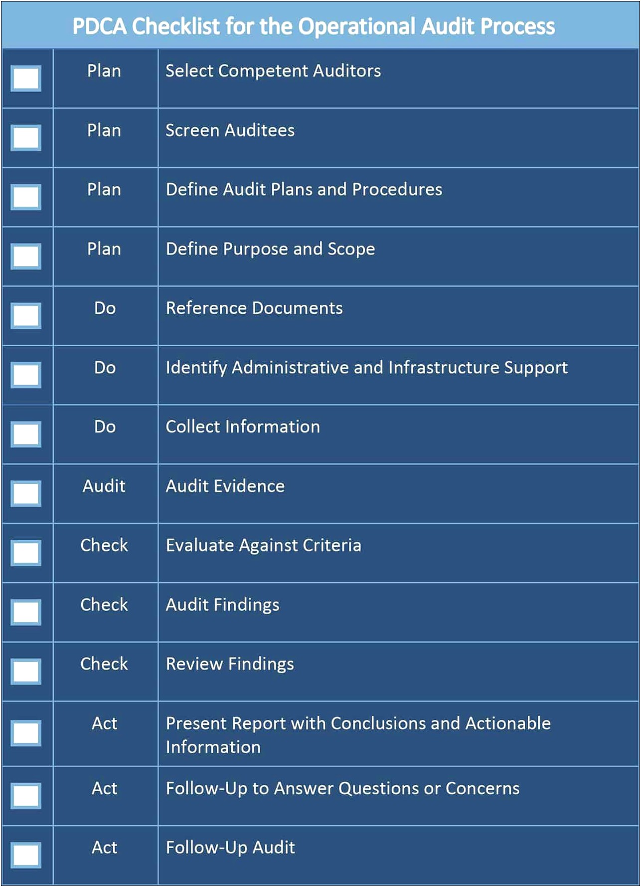 Health And Safety Audit Plan Template