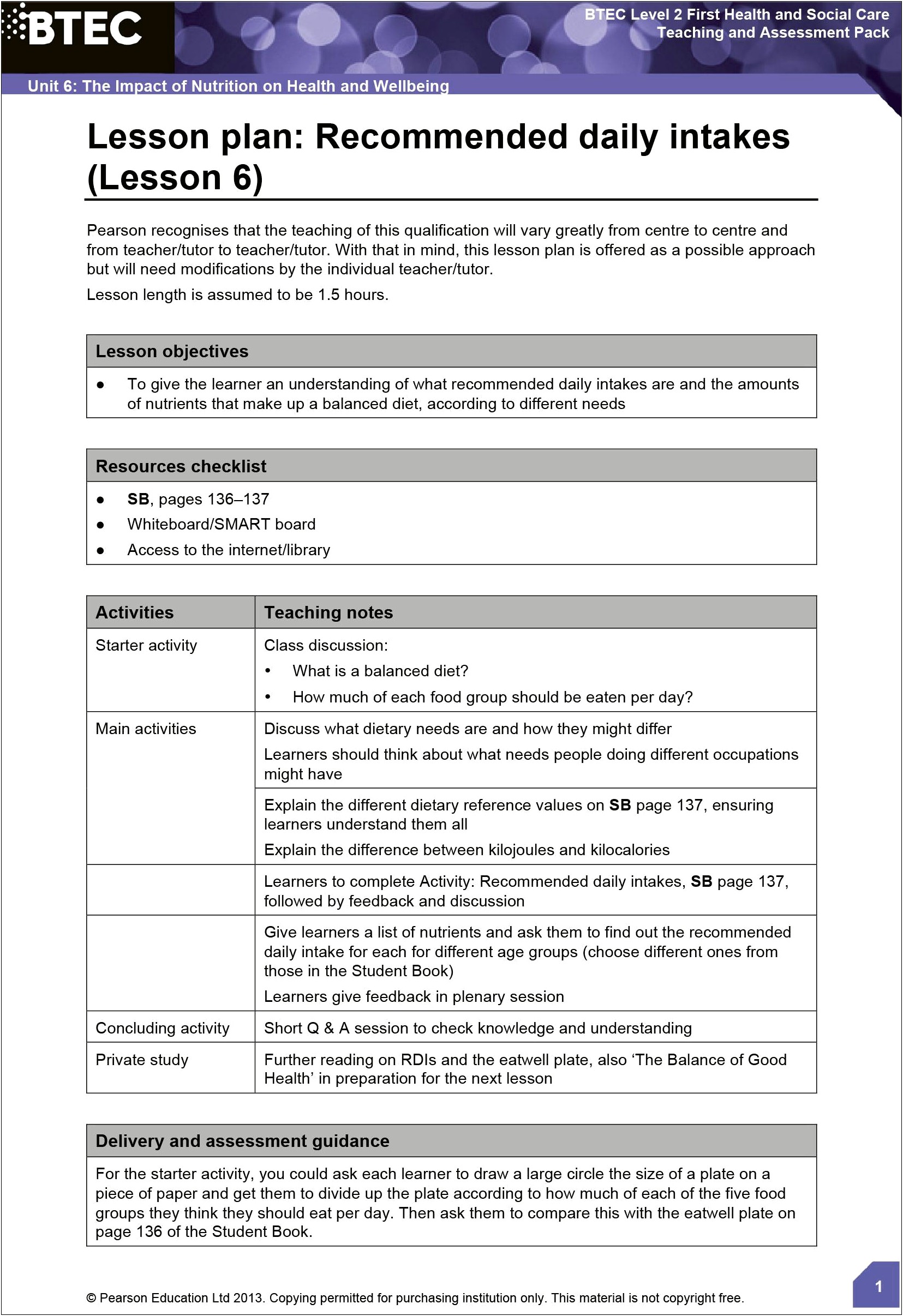 Health And Social Care Care Plan Template