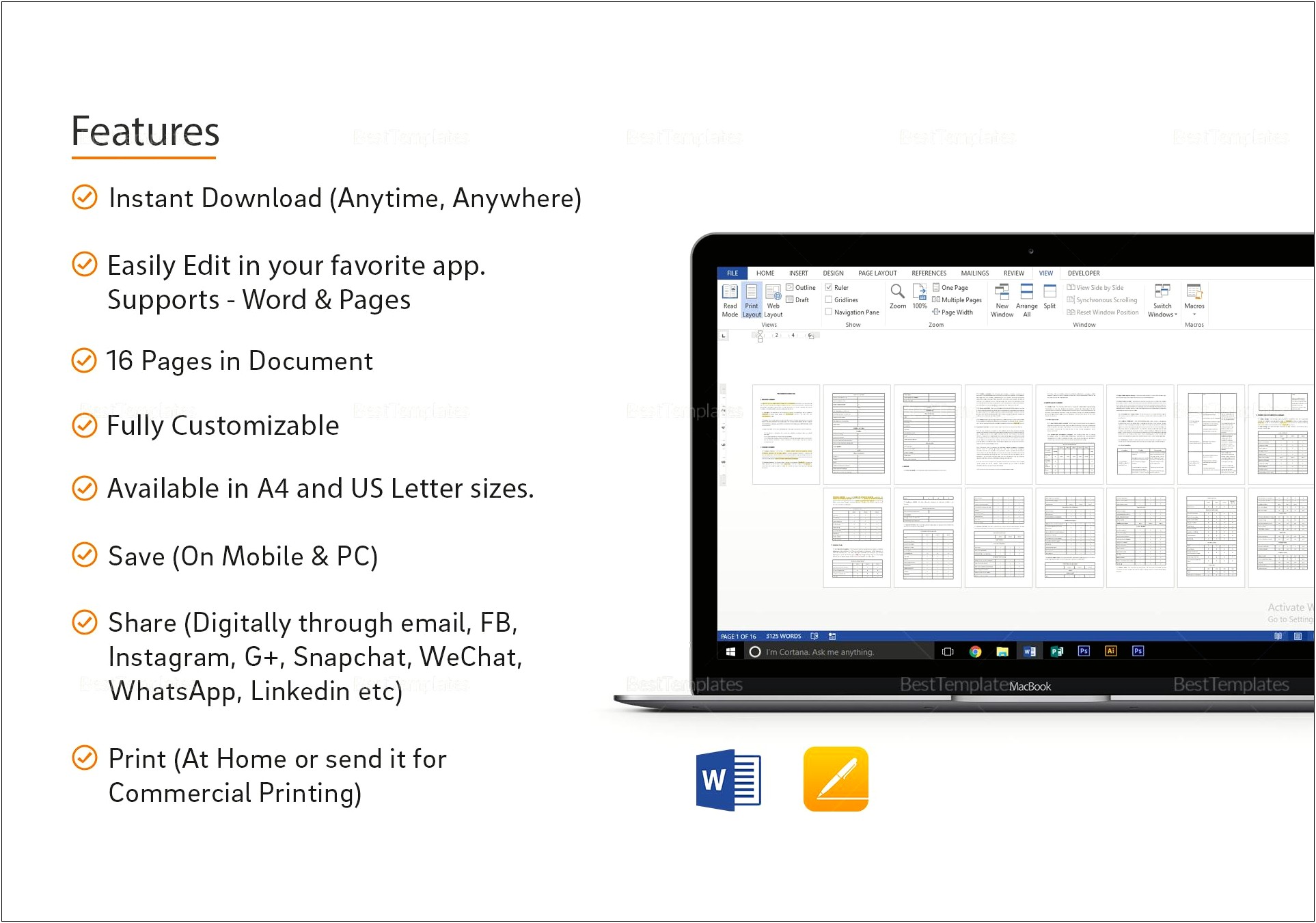 High Tech Startup Business Plan Template