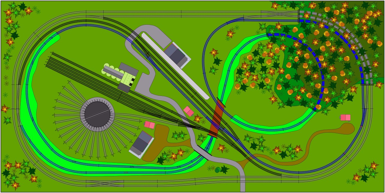 Ho Model Railroad Track Plans Template