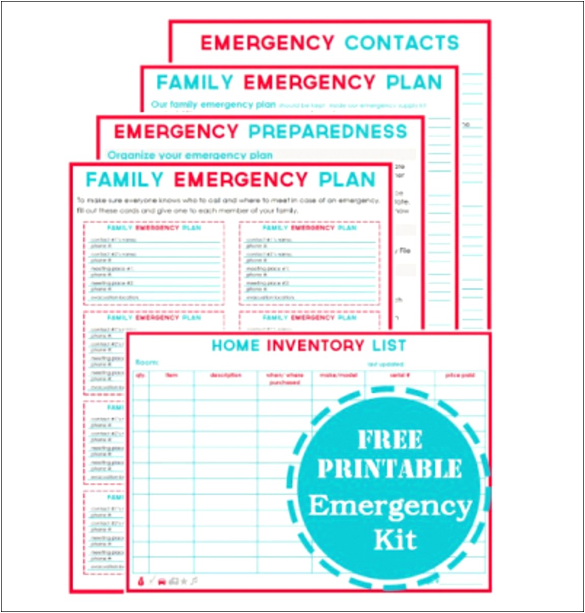 Home Care Emergency Preparedness Plan Template