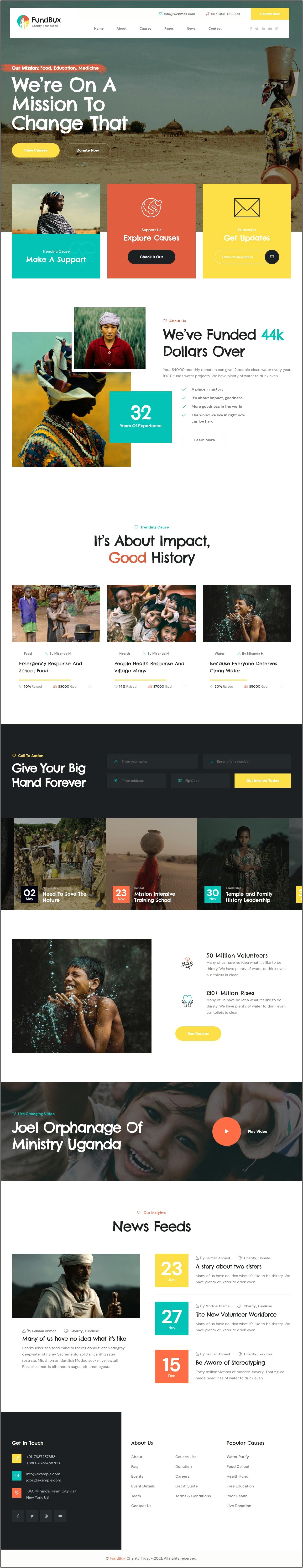 Html5 Responsive Templates Free Download Nonprofit