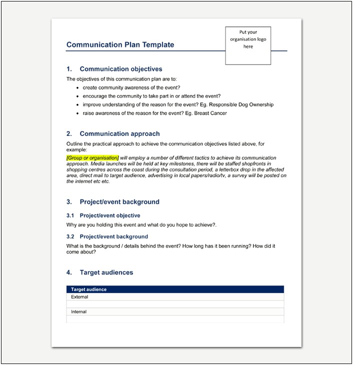 Httpswww.utdallas.eduoitfilesutd Communications Management Plan Template.doc