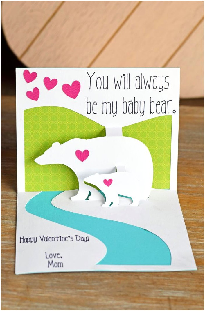 I Love You Mom Pop Up Card Template