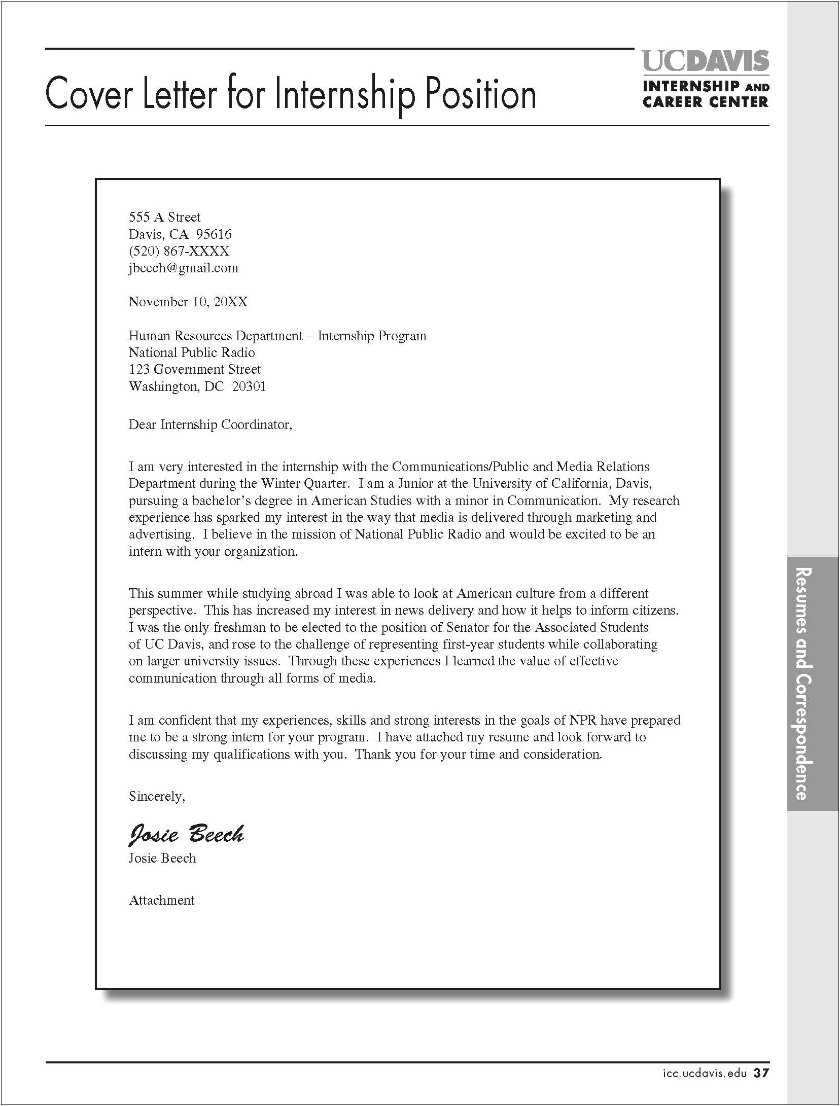 Icc Ucdavis Letter Of Reference From Employer Template