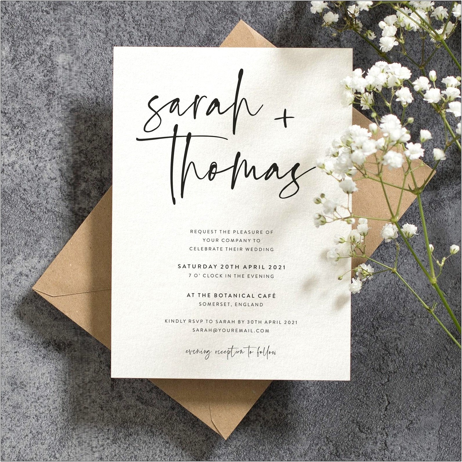 Ideas For Wedding Invitations Via Email