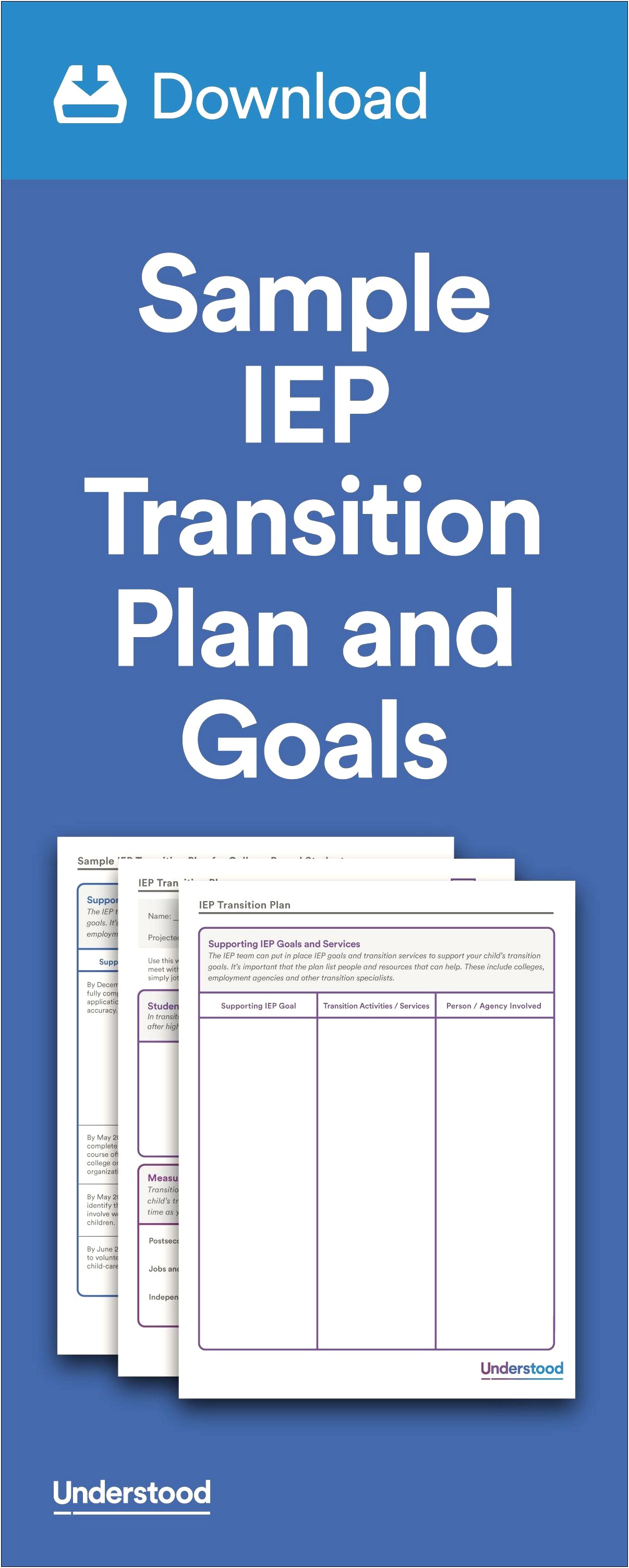 Iep With Transition Plan Blank Template