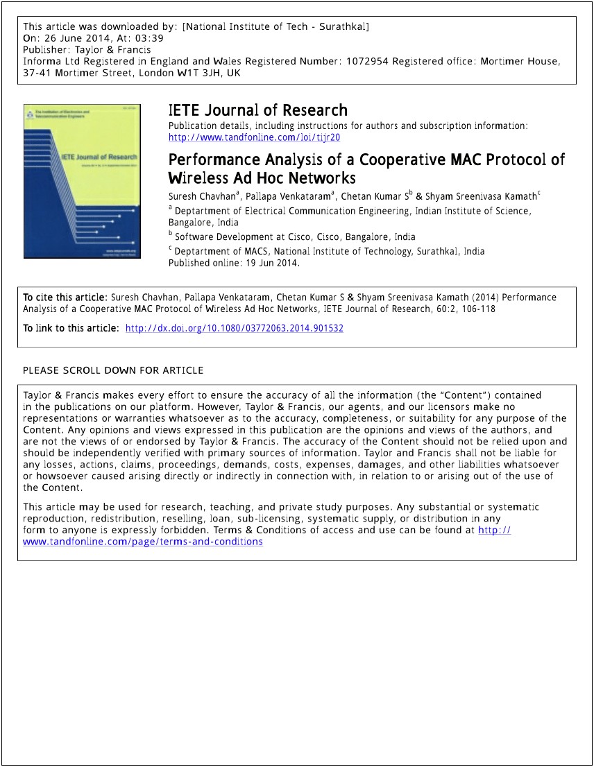 Iete Journal Of Research Template Word