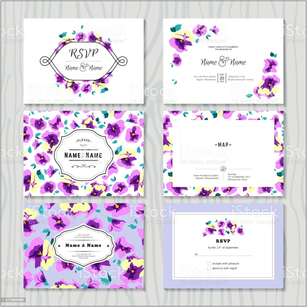 Illustrator Wedding Invitation Templates Free Download