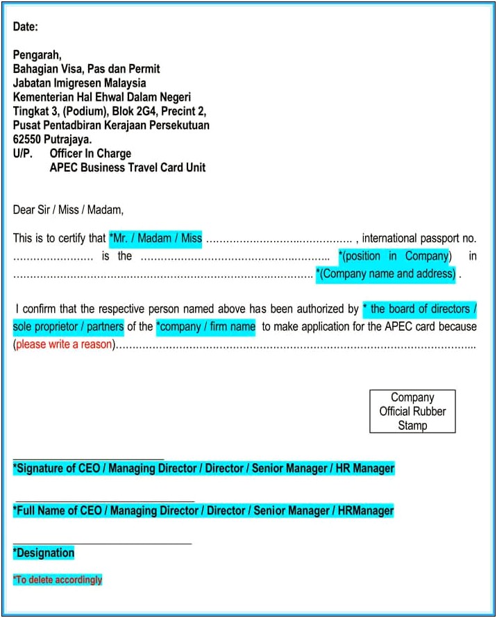 Immigration Character Reference Letter Template Uk