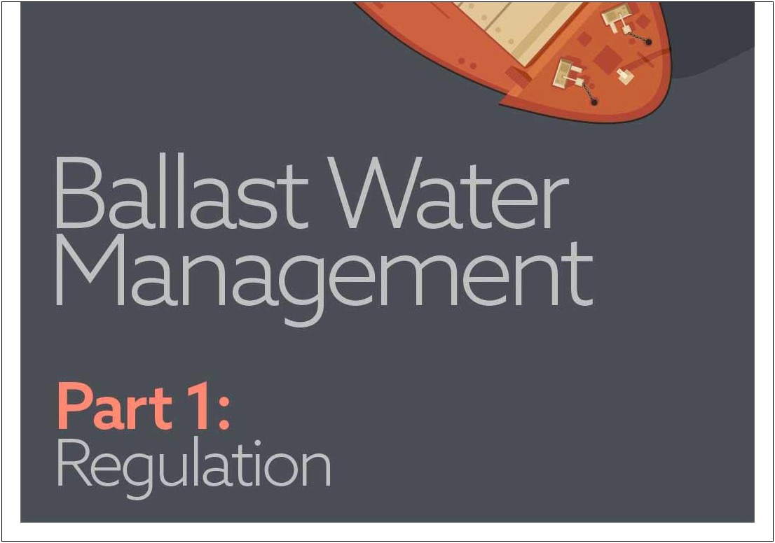 Imo Ballast Water Management Plan Template