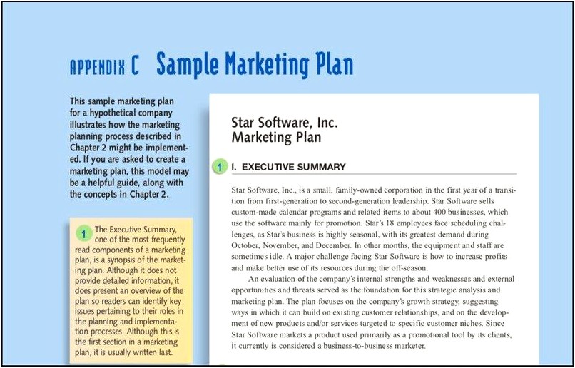 Implementation And Control Of The Marketing Plan Template