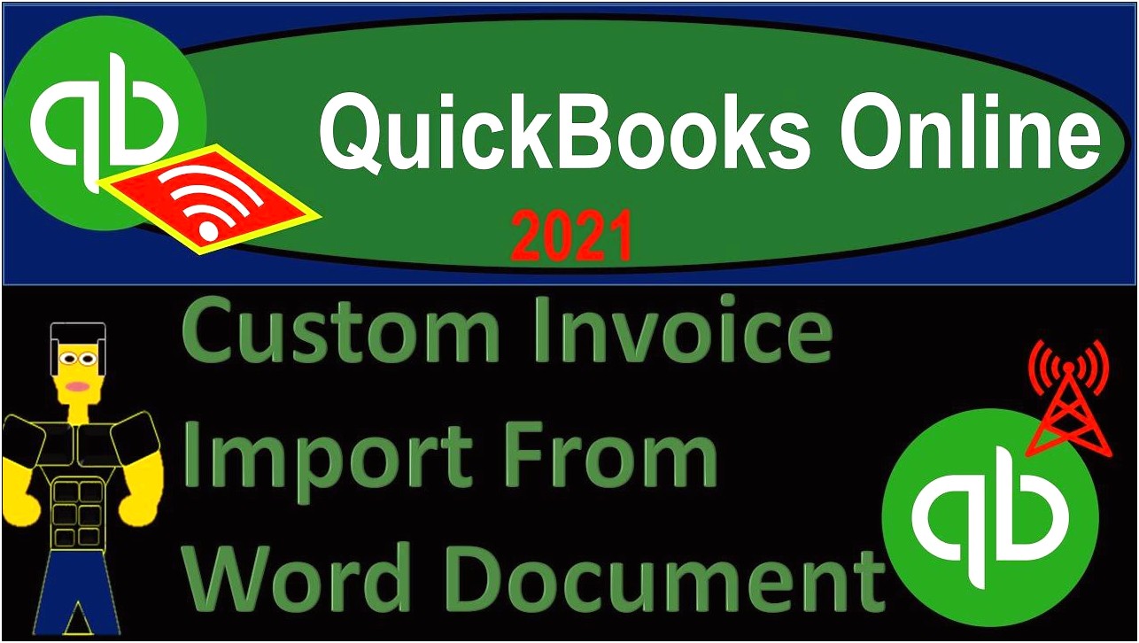 Import A Word Template Into Quickbooks Online