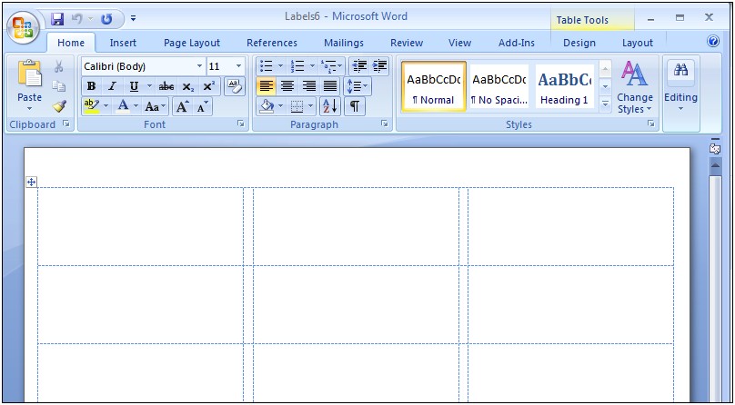 Import An Avery Template To Word